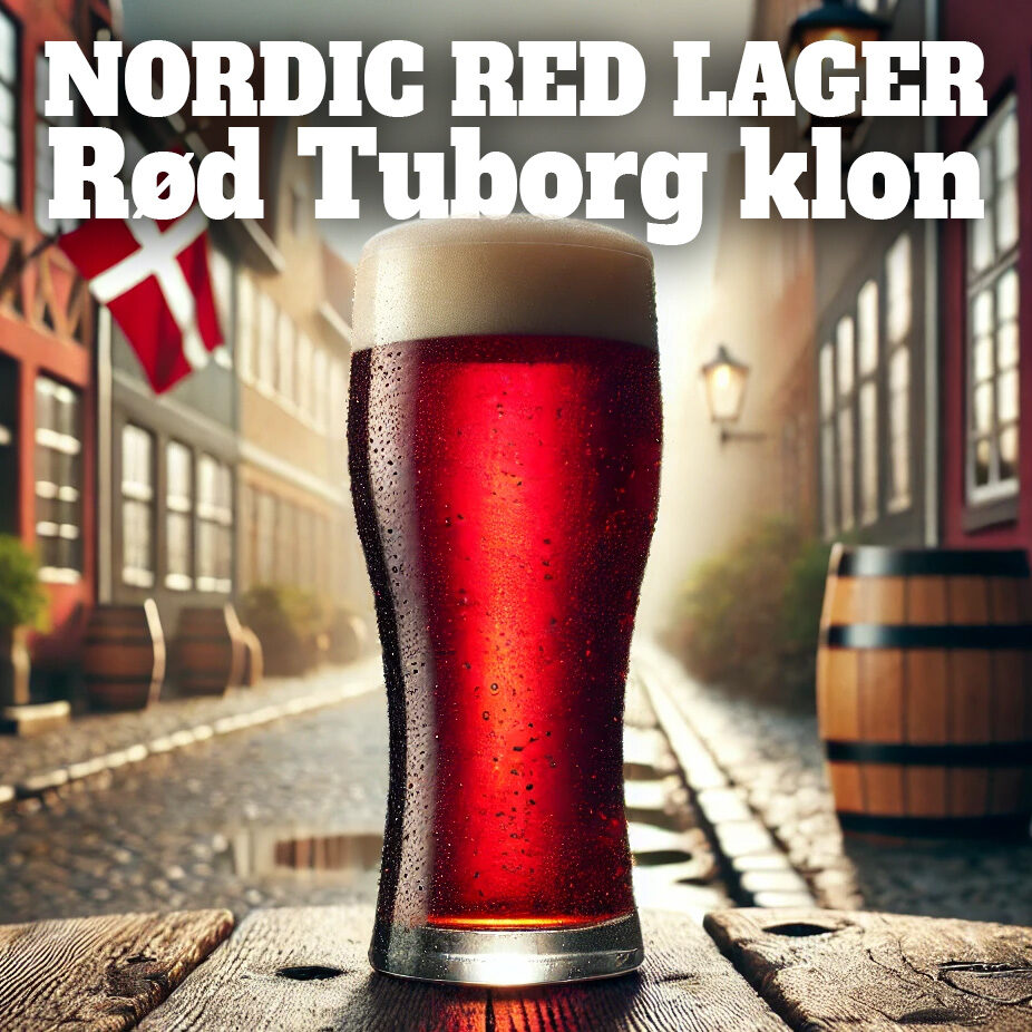 Månedens ølopskrift: Nordic Red Lager - Rød Tuborg Klon - all-grain kit 25L
